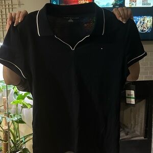 Tommy Hilfiger Women’s Polo Shirt with White Trim BNWT
